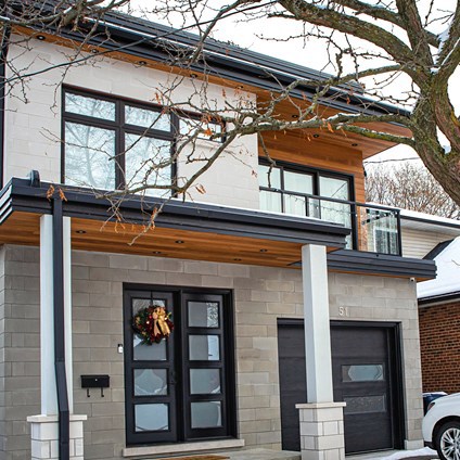 Modern 3 bedroom home in Etobicoke, Toronto designed by Project Bindr