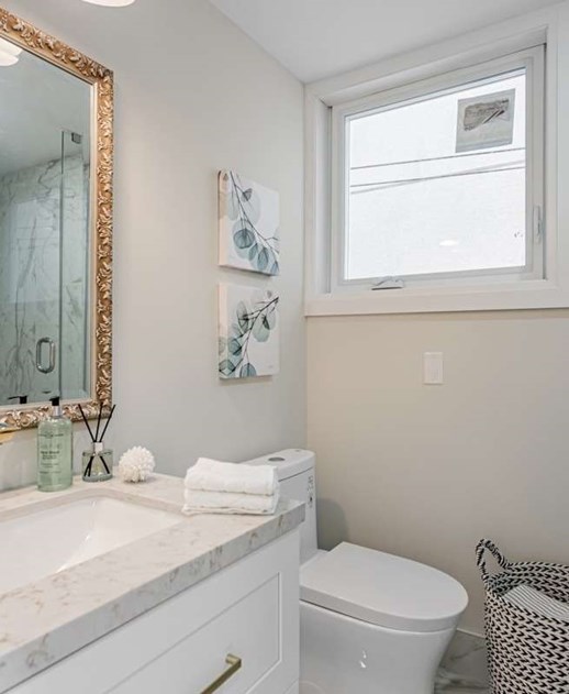 Transitional bathroom upgrade.