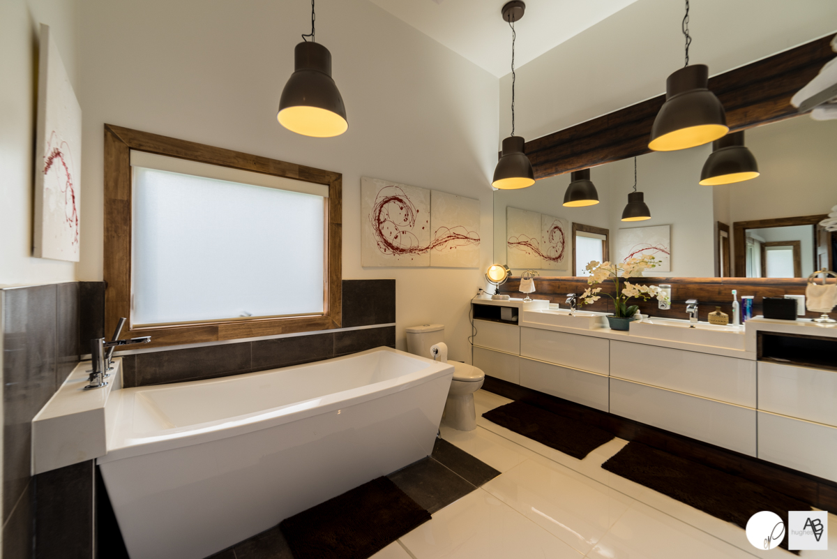 Light transfers throughout the house passively.