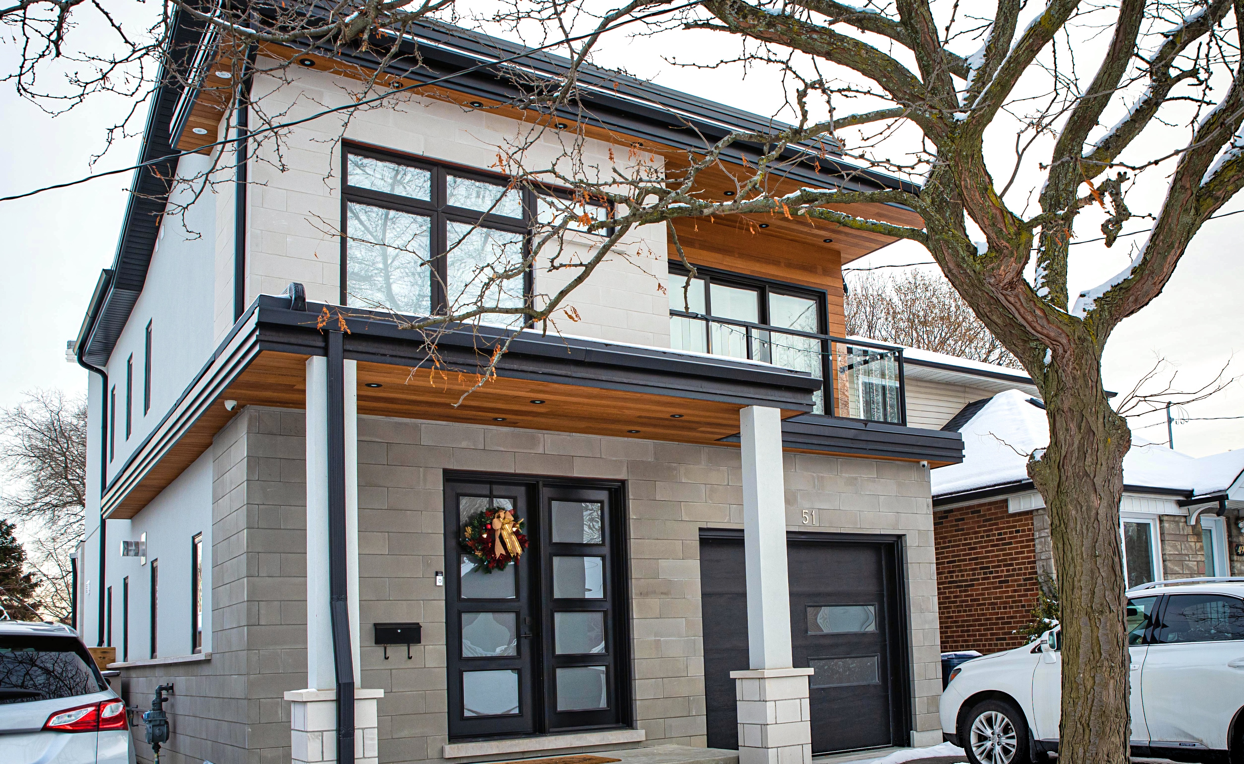 Rear yard deck to be phased.